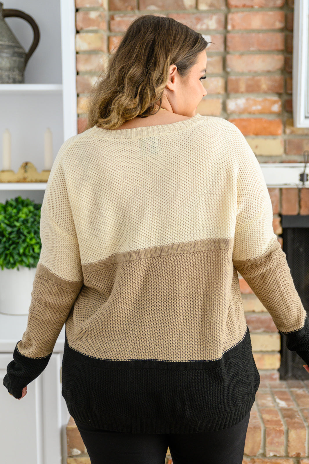 Hudson Color Block Sweater